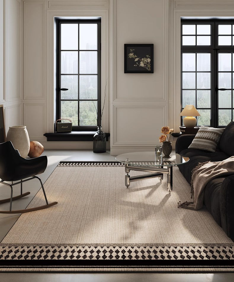 Large Modern Rugs for Living Room, Dining Room Floor Rugs, Modern Area Rugs under Sofa, Abstract Contemporary Rugs for Bedroom, Modern Carpets for Office-LargePaintingArt.com