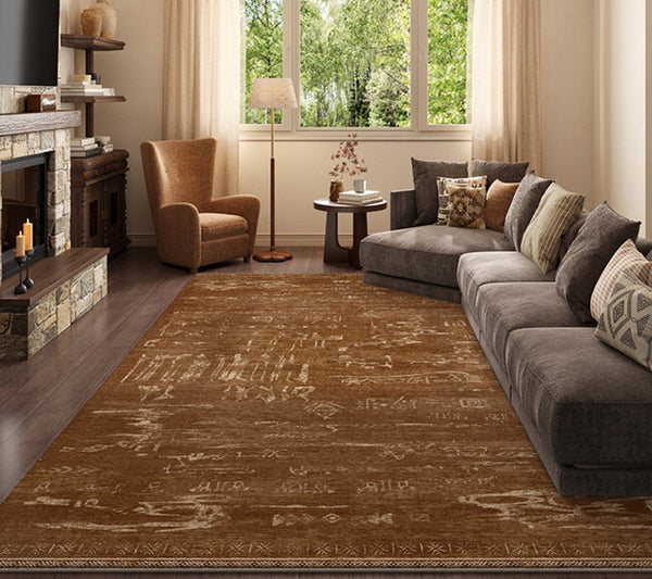 Mid Century Modern Rugs for Living Room, Geometric Contemporary Rugs, Abstract Contemporary Modern Rugs for Dining Room