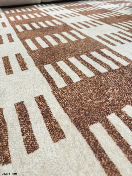 Modern Rugs under Dining Room Table, Mid Century Geometric Carpets, Abstract Modern Rugs for Living Room, Contemporary Modern Rugs Next to Bed-LargePaintingArt.com