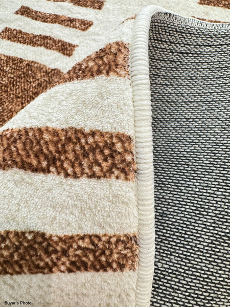 Modern Rugs under Dining Room Table, Mid Century Geometric Carpets, Abstract Modern Rugs for Living Room, Contemporary Modern Rugs Next to Bed-LargePaintingArt.com
