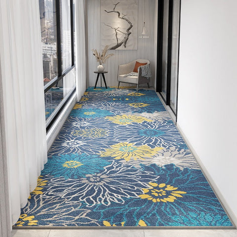 Simple Modern Long Hallway Runners, 20 Feet Entryway Runner Rug Ideas, 30 Feet Long Narrow Runner Rugs, Entrance Hallway Runners, Kitchen Runner Rugs-LargePaintingArt.com