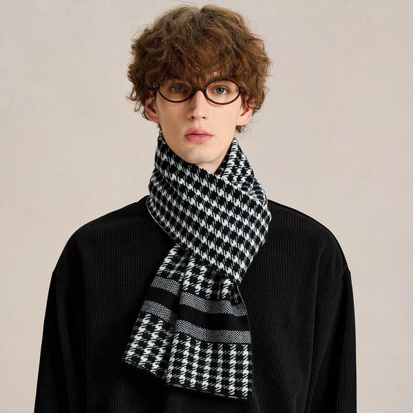 Wool Scarf for Gentleman, Soft Wool Scarf for Men, Men's Winter Scarf, Business Formal Men Scarf Styles, Casual Fashion Scarf for Men, Men's Wool Scarf Winter