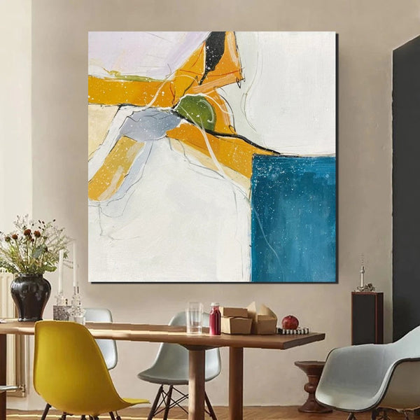 Bedroom Wall Art Paintings, Contemporary Wall Art Paintings, Acrylic Paintings for Living Room, Large Simple Modern Art, Abstract Acrylic Painting-LargePaintingArt.com