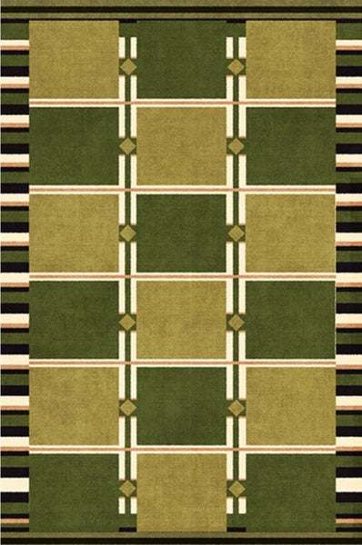 Contemporary Modern Rugs, Geometric Contemporary Rugs Next to Bed, Modern Rugs for Dining Room, Mid Century Area Rugs for Living Room-LargePaintingArt.com