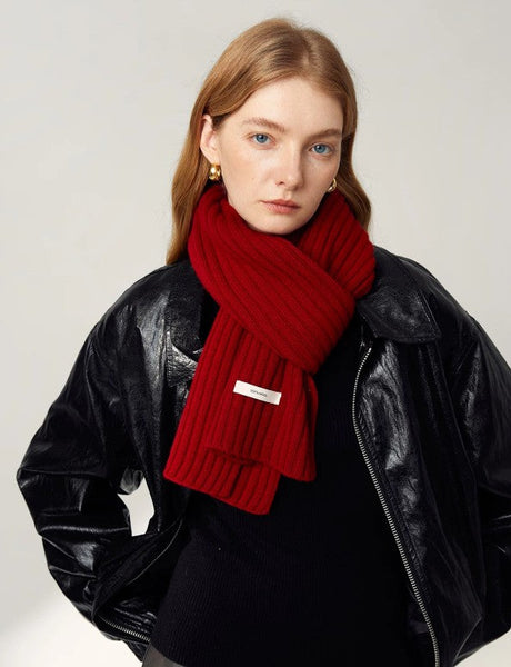 Unique Birthday Gift for Girl, Modern Wool Scarf for Women, Casual Scarf for Women, Winter Wool Scarf, Cold Weather Scarves, Soft Wool Scarf for Women