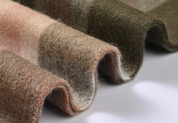 Warm Winter Scarf, Cold Weather Scarf, Soft Cashmere Scarf for Women, Checked Scarf Winter Wool Scarf, Elegant Wool Scarves, Holiday Scarf, Fashion Scarf, Christmas Gifts for Her-LargePaintingArt.com