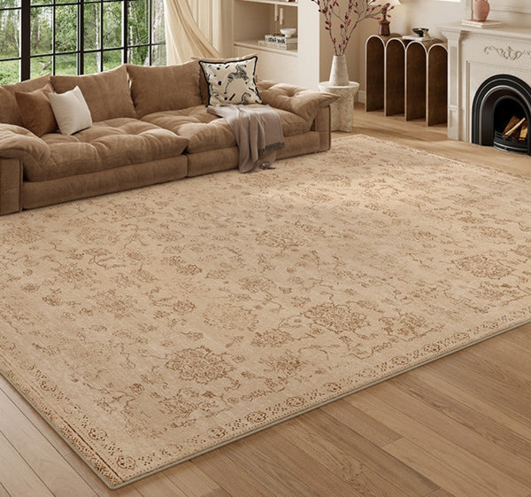 Dining Room Floor Carpets, Abstract Geometric Modern Rugs, Contemporary Modern Rugs for Bedroom, Mid Century Modern Rugs for Living Room-LargePaintingArt.com