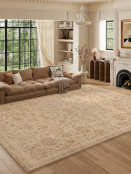 Dining Room Floor Carpets, Abstract Geometric Modern Rugs, Contemporary Modern Rugs for Bedroom, Mid Century Modern Rugs for Living Room-LargePaintingArt.com