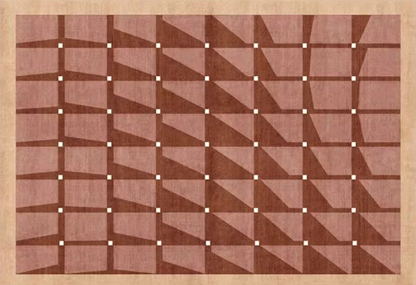 Modern Living Room Rug Ideas, Modern Rugs for Dining Room, Mid Century Modern Rugs Next to Bed, Thick Contemporary Rugs for Bedroom-LargePaintingArt.com