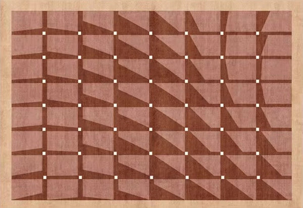 Modern Living Room Rug Ideas, Modern Rugs for Dining Room, Mid Century Modern Rugs Next to Bed, Thick Contemporary Rugs for Bedroom-LargePaintingArt.com