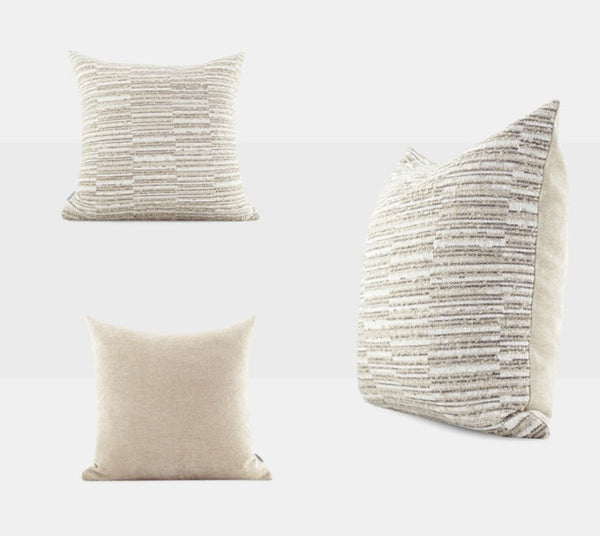 Luxury Modern Sofa Pillows, Large Square Pillows, Decorative Throw Pillows for Couch, Decorative Pillows for Living Room, Modern Throw Pillows-LargePaintingArt.com