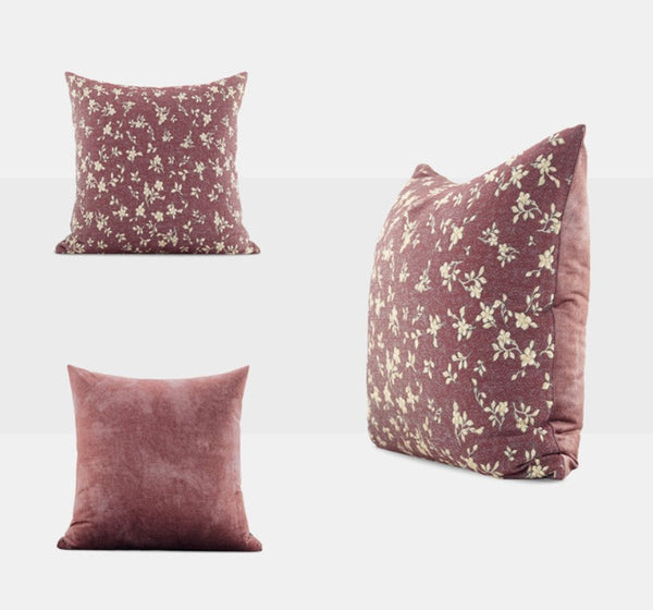 Embroidery Decorative Sofa Pillows, Large Throw Pillow for Interior Design, Luxury Decorative Throw Pillows for Couch, Large Square Modern Sofa Pillows for Living Room-LargePaintingArt.com