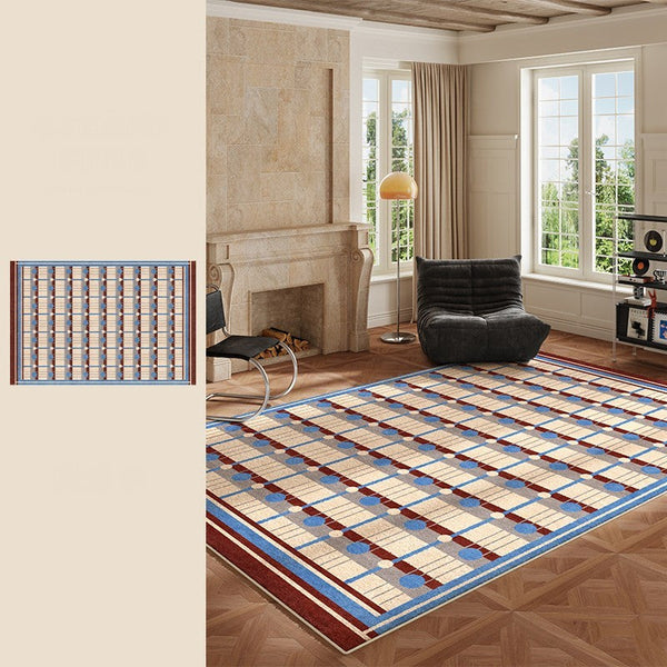 Modern Living Room Rug Ideas, Mid Century Modern Rugs for Bedroom, Large Contemporary Area Rugs for Dining Room-LargePaintingArt.com