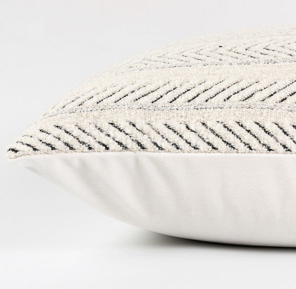 Extra Large Decorative Pillows for Couch, Modern Sofa Pillows, Contemporary Throw Pillows for Living Room, Modern Square Pillows-LargePaintingArt.com