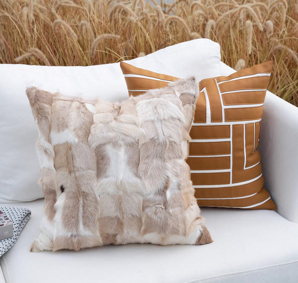 Luxury Abstract Decorative Throw Pillows for Living Room, Decorative Pillow Covers, Modern Pillows for Couch, Large Modern Sofa Pillow Cases-LargePaintingArt.com