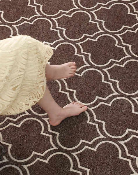 Extra Large Modern Rugs for Bedroom, Geometric Modern Rug Placement Ideas, Abstract Contemporary Modern Rugs for Living Room-LargePaintingArt.com