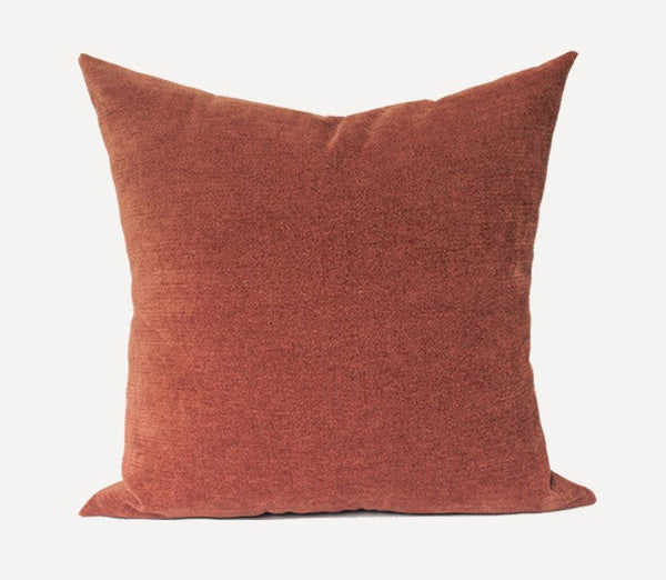 Large Modern Throw Pillows for Couch, Decorative Throw Pillow for Couch, Red Modern Sofa Pillows, Throw Pillows for Modern Living Room-LargePaintingArt.com