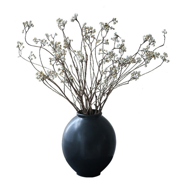 Dried Tree Twigs, Flower Arrangement, Dried Chinese Tallow Tree Twigs, Natural Decorations, Handmade Artificial Flower, Natural Dried Branches-LargePaintingArt.com