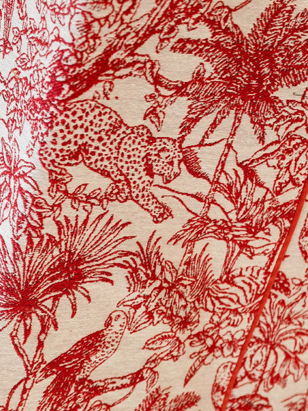Modern Rectangle Tablecloth for Dining Room Table, Jungle Animals Leopard Parrot Pattern Tablecloth for Home Decoration, Large Square Tablecloth, Christmas Tablecloth-LargePaintingArt.com