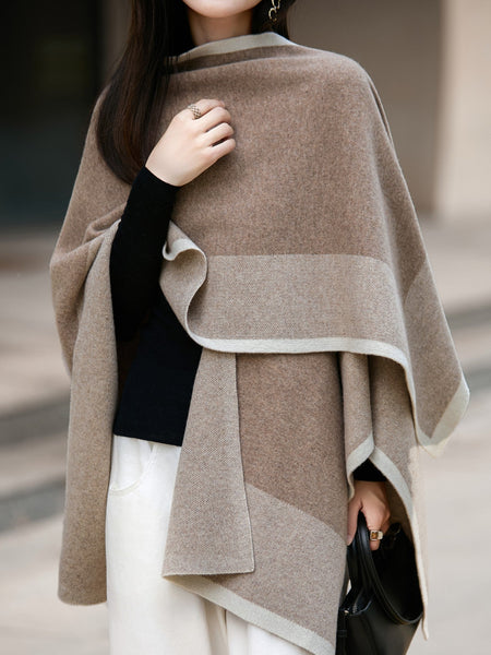 Camel Brown Wool Scarf, Soft Wool Scarf for women, Christmas Holiday Gift, Evening Wrap, Large Winter Shawl, Elegant Shawl, Warm Cape, Winter Scarves, Winter Shawl-LargePaintingArt.com