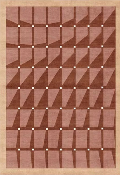 Modern Living Room Rug Ideas, Modern Rugs for Dining Room, Mid Century Modern Rugs Next to Bed, Thick Contemporary Rugs for Bedroom-LargePaintingArt.com