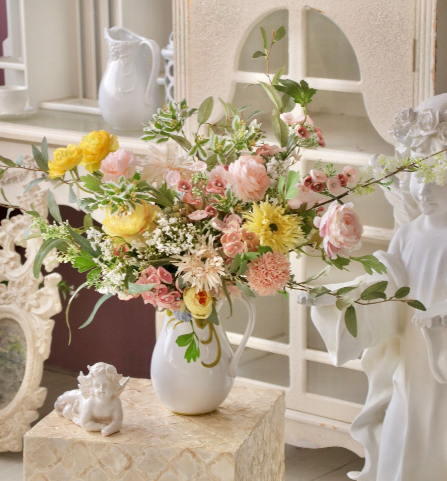 Large Bunch Of Romantic Flower For Interior Design, Soft Pink Faux Peonies, Artificial Bouquet, Living Room Accent, Cozy Home Atmosphere