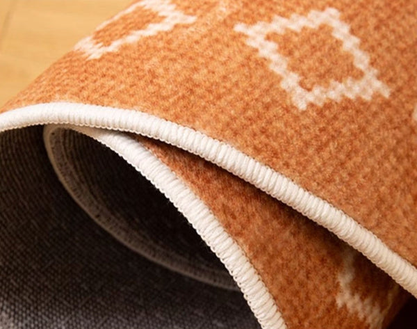 Geometric Modern Rug Ideas for Living Room, Circular Modern Rugs for Bathroom, Modern Rugs for Children's Room, Mid Century Modern Round Rugs for Dining Room