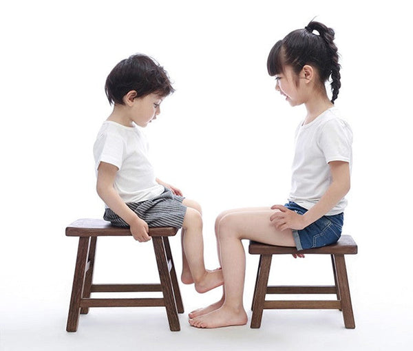 Wenge Wood Stool, Children's Wooden Stool, Shoe-changing Stool, Solid Wood low Stool, Sofa Stool, Dining Table Stool-LargePaintingArt.com
