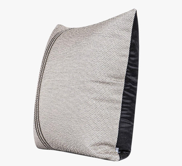 Decorative Throw Pillows for Couch, Large Modern Sofa Throw Pillows, Light Grey Abstract Contemporary Throw Pillow for Living Room-LargePaintingArt.com
