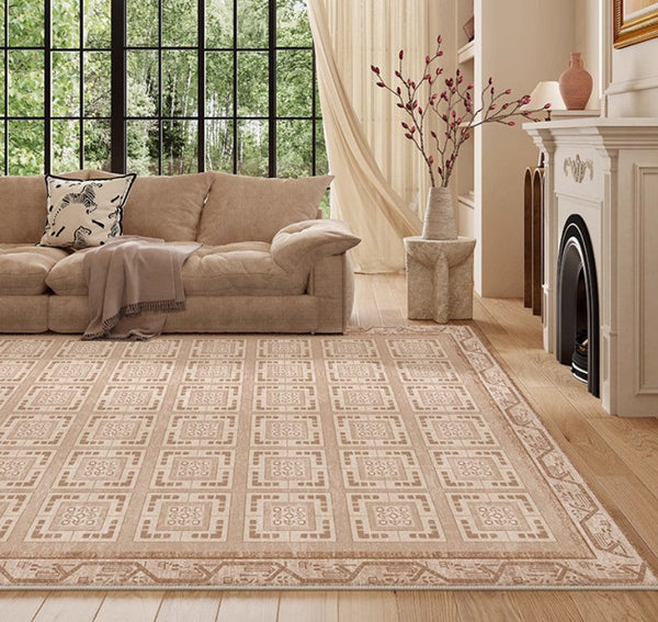 Geometric Modern Rug Ideas for Living Room, Modern Rugs for Living Room, Mid Century Contemporary Area Rugs for Dining Room