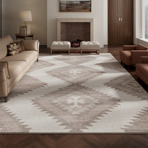 Dining Room Geometric Modern Rugs, Bedroom Modern Rugs, Large Modern Rugs for Living Room, Contemporary Modern Rugs under Coffee Table-LargePaintingArt.com