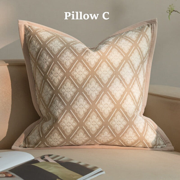 Decorative Pillow Arrangement Ideas for Couch, Modern Decorative Pillow Cover, Decorative Throw Pillows for Living Room, Modern Sofa Pillows-LargePaintingArt.com