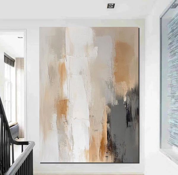 Living Room Wall Painting, Modern Artwork, Large Canvas Painting, Contemporary Wall Painting, Acrylic Painting for Dining Room-LargePaintingArt.com