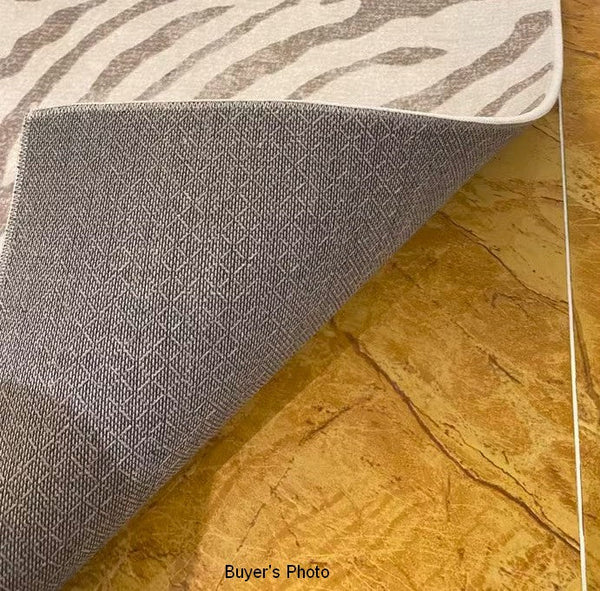 Stripe Area Rugs under Sofa, Modern Carpets for Office, Dining Room Floor Rugs, Mid Century Area Rugs for Living Room, Abstract Contemporary Rugs for Bedroom-LargePaintingArt.com