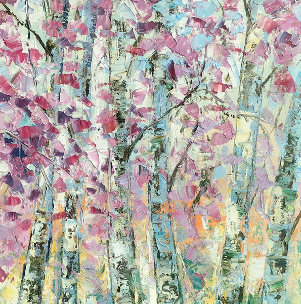 Landscape Oil Paintings, Autumn Tree Painting, Oil Painting on Canvas, Custom Original Painting for Sale-LargePaintingArt.com