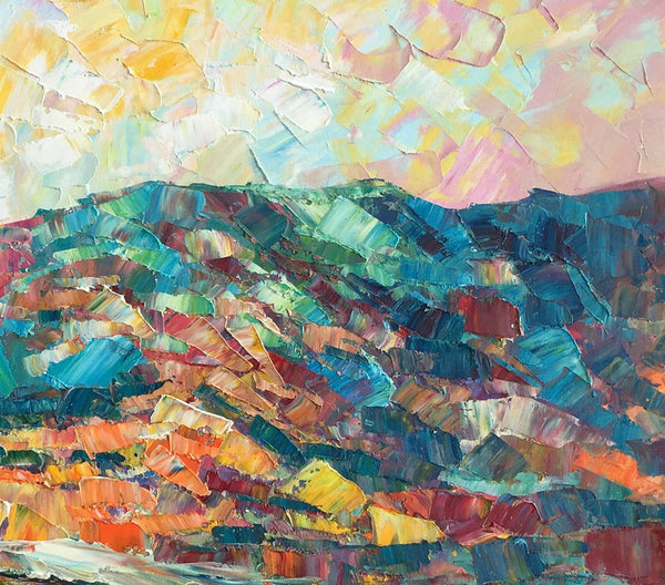 Canvas Painting, Mountain Landscape Painting, Large Canvas Art, Custom Extra Large Wall Art-LargePaintingArt.com