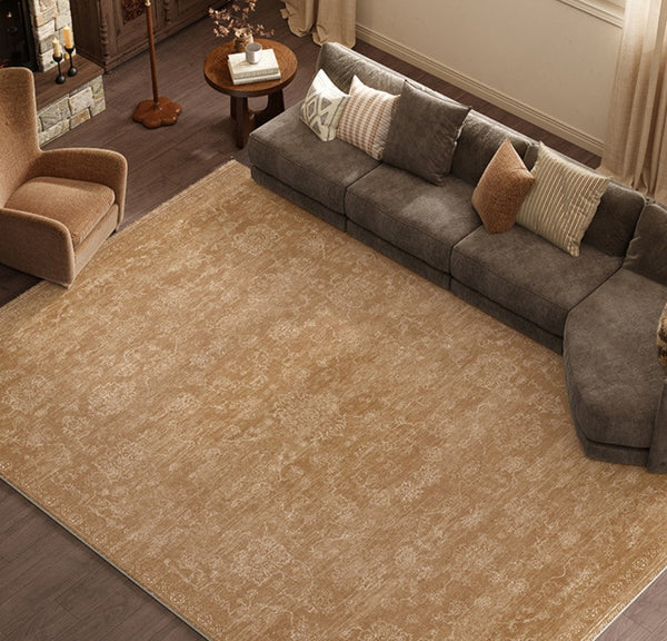 Modern Rugs for Living Room, Dining Room Floor Carpets, Mid Century Geometric Modern Rugs, Contemporary Modern Rugs for Bedroom-LargePaintingArt.com