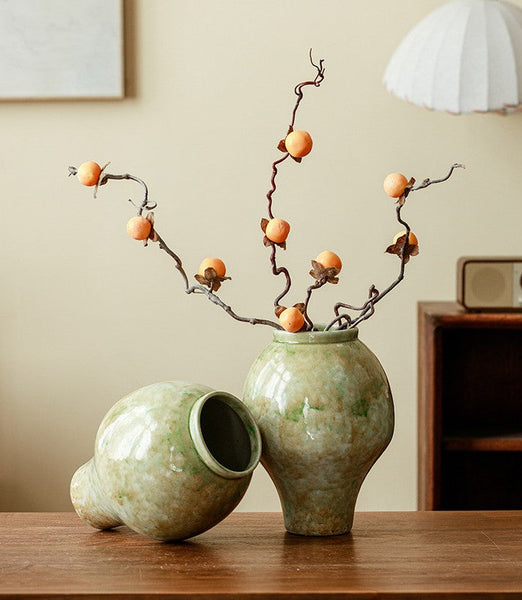 Centerpiece Ceramic Bud Vases, Porcelain Flower Vases, Flower Vases on Table, Handmade Water Holding Flower Vase-LargePaintingArt.com