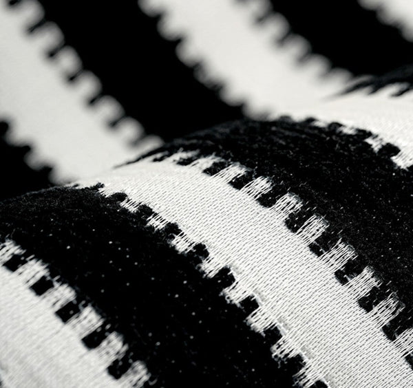 Modern Pillows for Couch, Black and White Stripe Modern Pillows, Decorative Throw Pillows for Living Room, Modern Sofa Pillows-LargePaintingArt.com