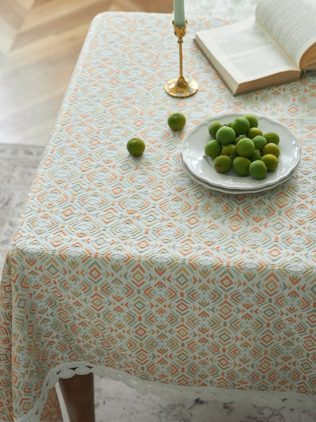 Modern Tablecloth for Home Decoration, Large Square Tablecloth for Round Table, Extra Large Rectangle Tablecloth for Dining Room Table-LargePaintingArt.com
