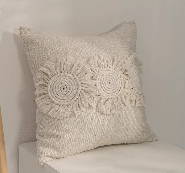 Large Square Modern Throw Pillows for Couch, Contemporary Modern Sofa Pillows for Bedroom, Simple Decorative Throw Pillows, Large Throw Pillow for Interior Design-LargePaintingArt.com