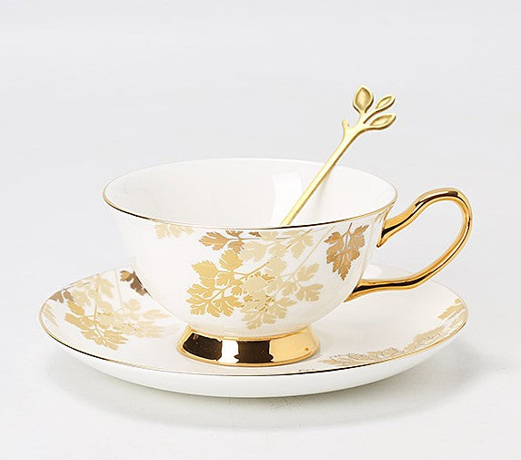 Beautiful British Tea Cups Traditional English Tea Cups And Saucers, Elegant Porcelain Tableware For Afternoon Tea