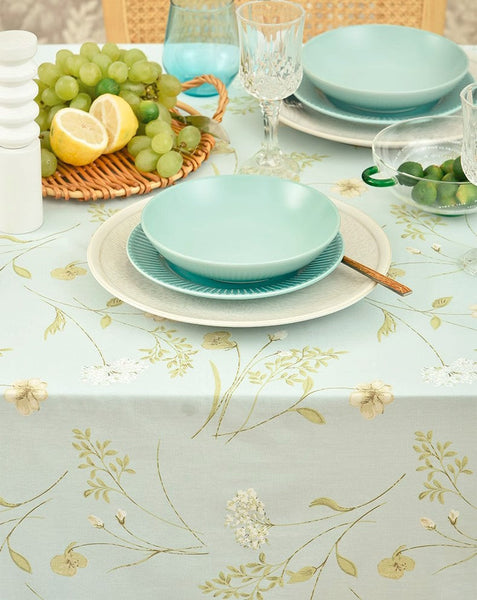 Farmhouse Table Cloth, Wedding Tablecloth, Large Rectangle Tablecloth for Dining Room Table, Rectangular Table Covers for Kitchen, Square Tablecloth for Coffee Table-LargePaintingArt.com