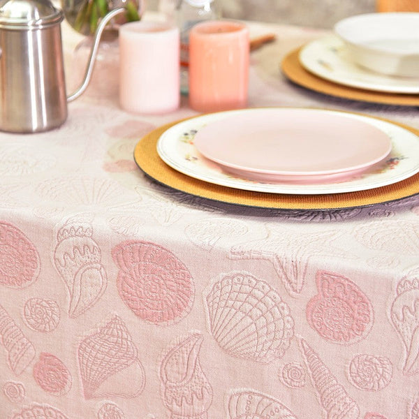 Square Tablecloth for Round Table, Cotton Rectangular Table Covers for Kitchen, Modern Dining Room Table Cloths, Farmhouse Table Cloth, Wedding Tablecloth-LargePaintingArt.com