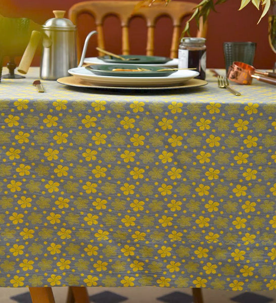 Rustic Table Covers for Kitchen, Large Rectangle Tablecloth for Dining Room Table, Country Farmhouse Tablecloth, Square Tablecloth for Round Table-LargePaintingArt.com
