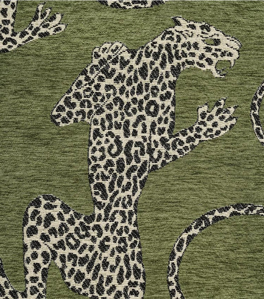 Green Decorative Pillow Covers, Large Modern Sofa Pillow Cases, Cheetah Modern Pillows for Couch, Abstract Decorative Throw Pillows for Living Room-LargePaintingArt.com