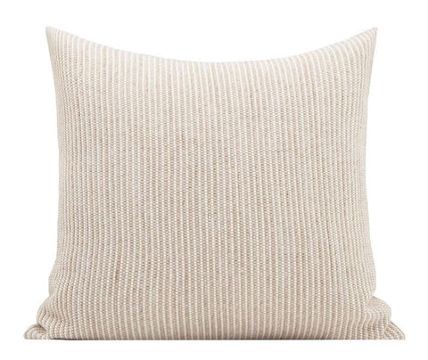 Contemporary Light Brown Modern Sofa Pillows, Large Square Modern Throw Pillows for Couch, Simple Decorative Throw Pillows, Large Throw Pillow for Interior Design-LargePaintingArt.com