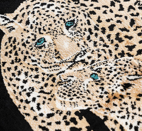 Abstract Contemporary Pillow for Couch, Leopard Decorative Sofa Pillows, Large Modern Sofa Throw Pillows for Bedroom-LargePaintingArt.com