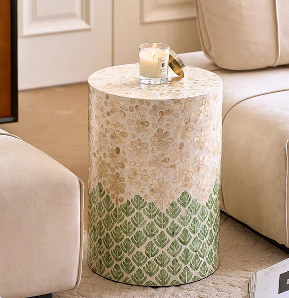 Creative Coffee Table, Contemporary Side Table, Small End Table, Portable Casual Side Table, Shell Small Sofa Side Table, Modern Side Table, Contemporary Bedside Table, Bedside Small Side Table-LargePaintingArt.com