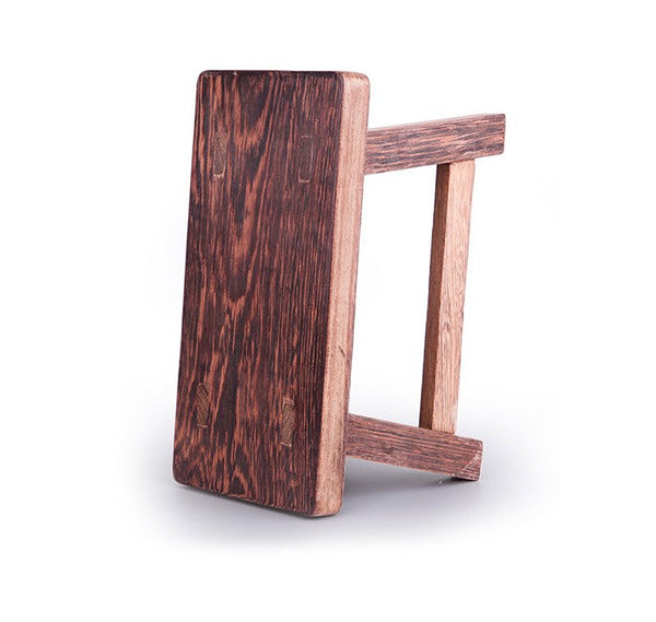 Shoe-changing Stool, Solid Wood low Stool, Wenge Wood Stool, Children's Wooden Stool, Sofa Stool, Dining Table Stool-LargePaintingArt.com